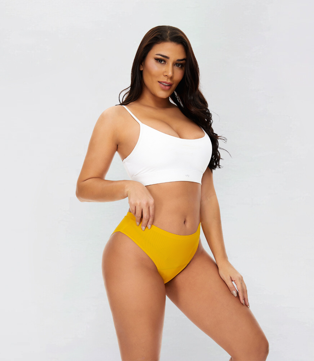 High Waisted - Ribbed - 100% Lekvrij