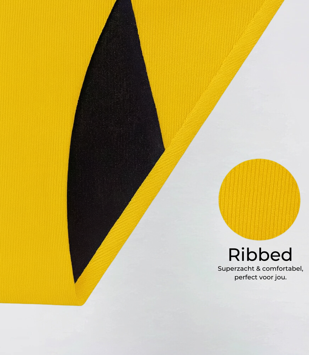 High Waisted - Ribbed - 100% Lekvrij