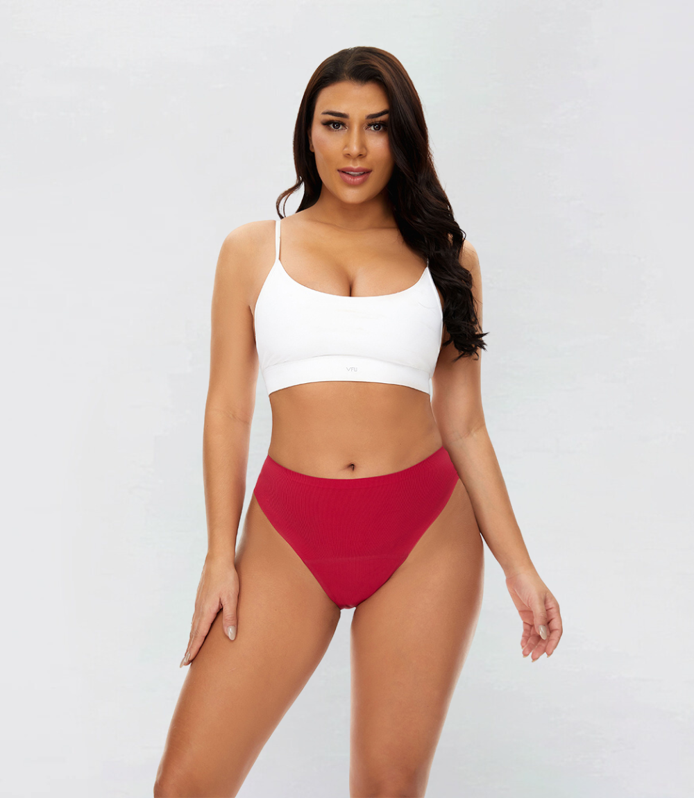 High Waisted - Ribbed - 100% Lekvrij