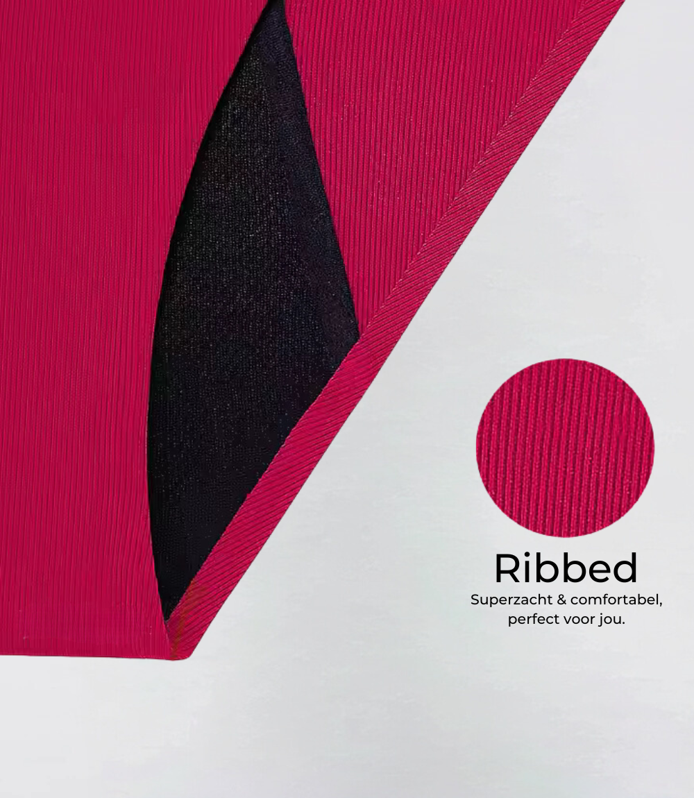 High Waisted - Ribbed - 100% Lekvrij