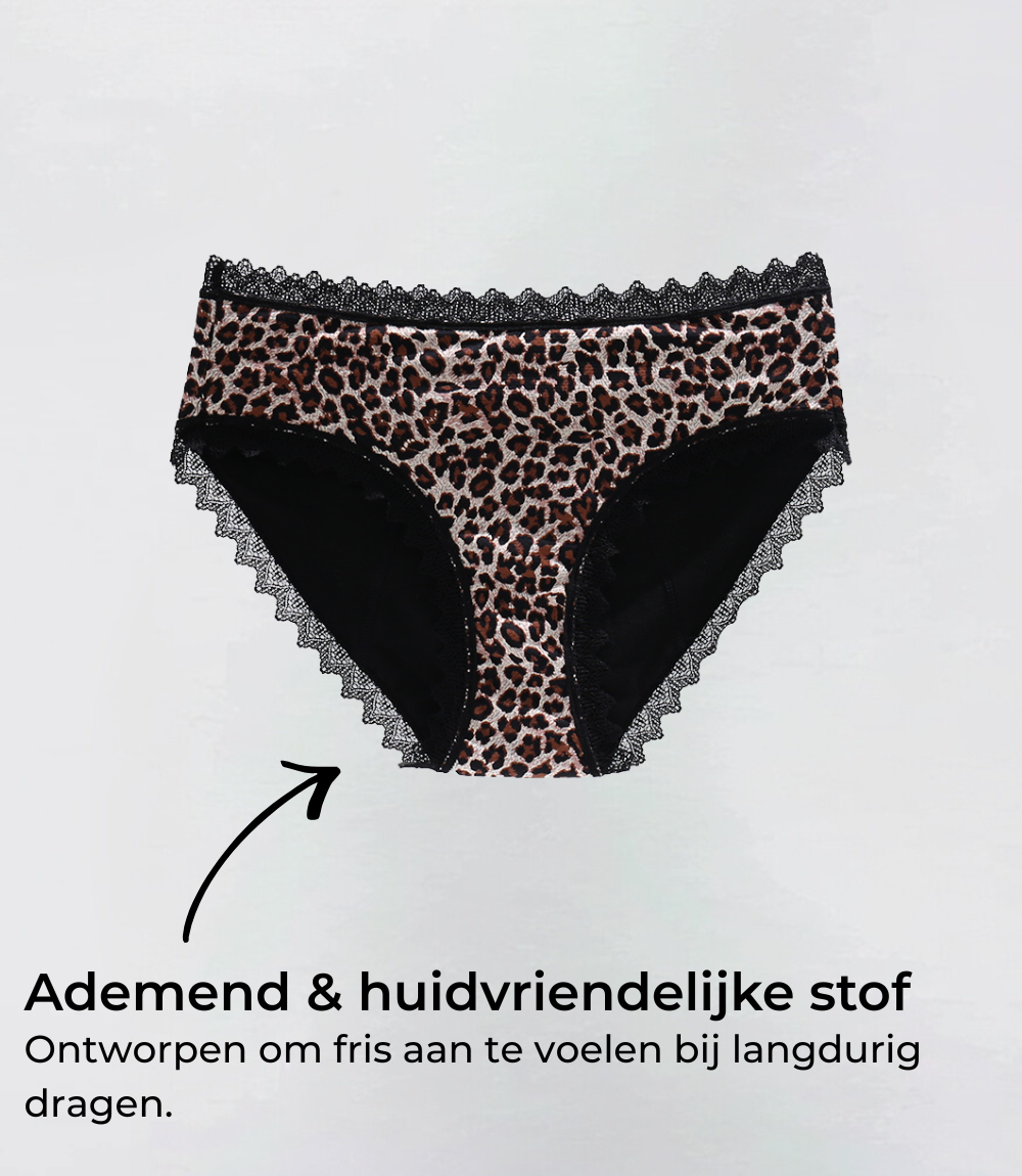Klassiek luipaard - Organisch katoen - 100% Lekvrij