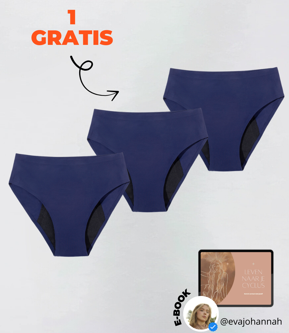 High Waisted - Naadloos - 3PACK - 100% Lekvrij
