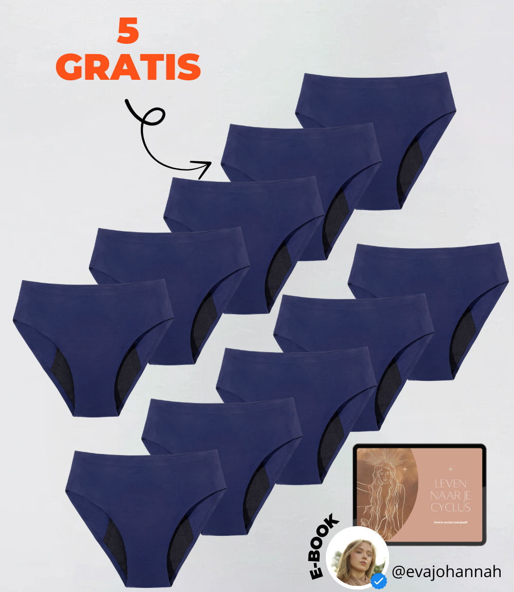 High Waisted - Naadloos - 10PACK - 100% Lekvrij