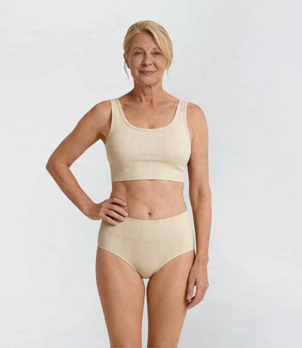 Hiphugger Incontinence - Organic Cotton - 100% Leakproof