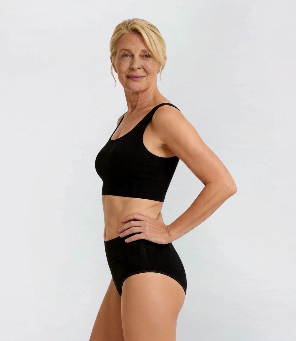 Hiphugger Incontinence - Organic Cotton - 100% Leakproof