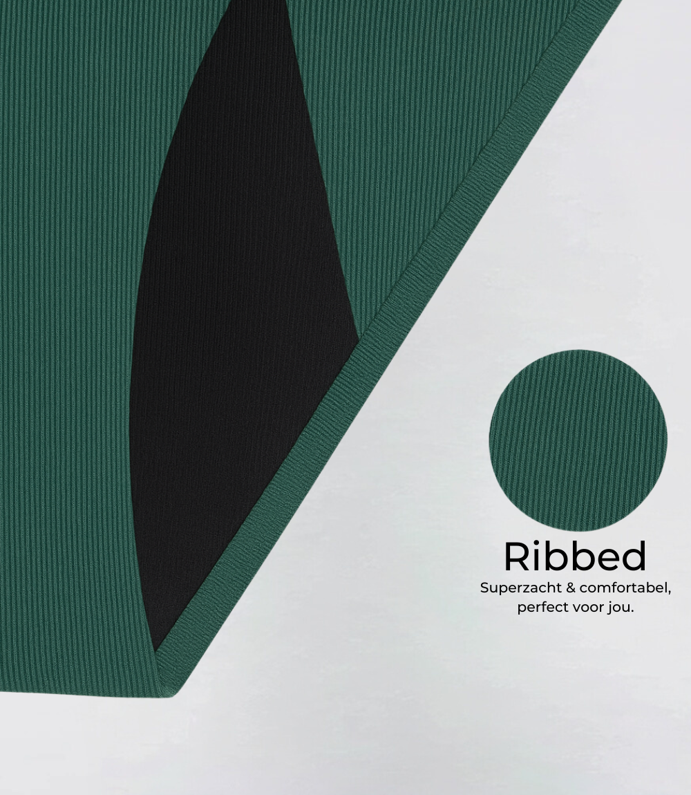 High Waisted - Ribbed - 100% Lekvrij