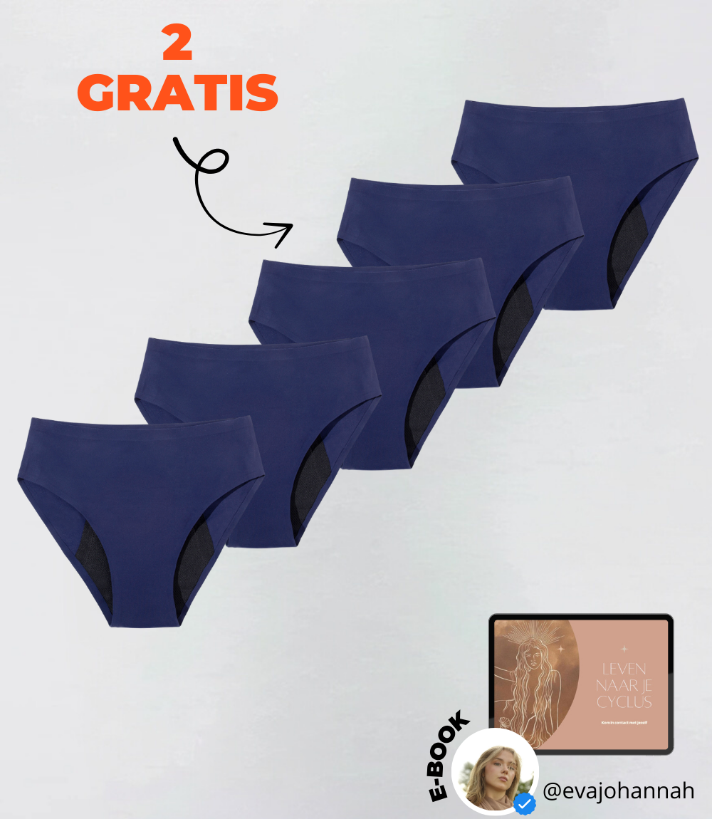 High Waisted - Naadloos - 5PACK - 100% Lekvrij