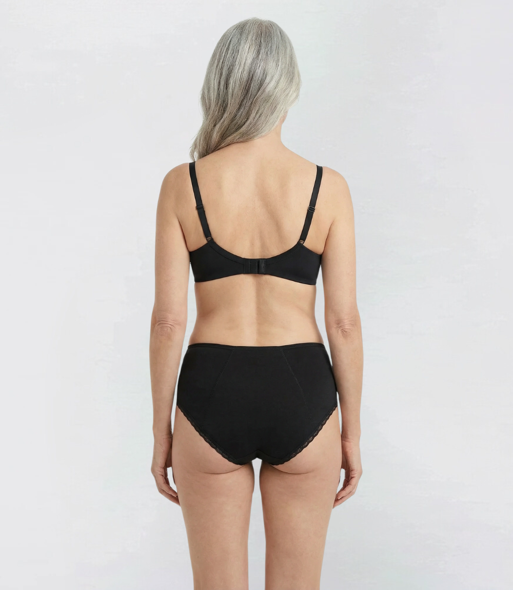 Klassiek met kant - Organisch katoen - 100% Lekvrij