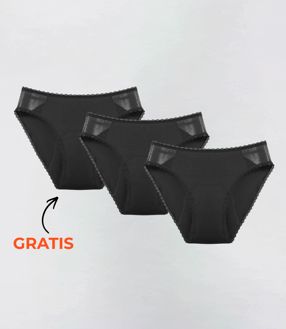 Mid brief - Bamboo - 100% Lekvrij (3-PACK)