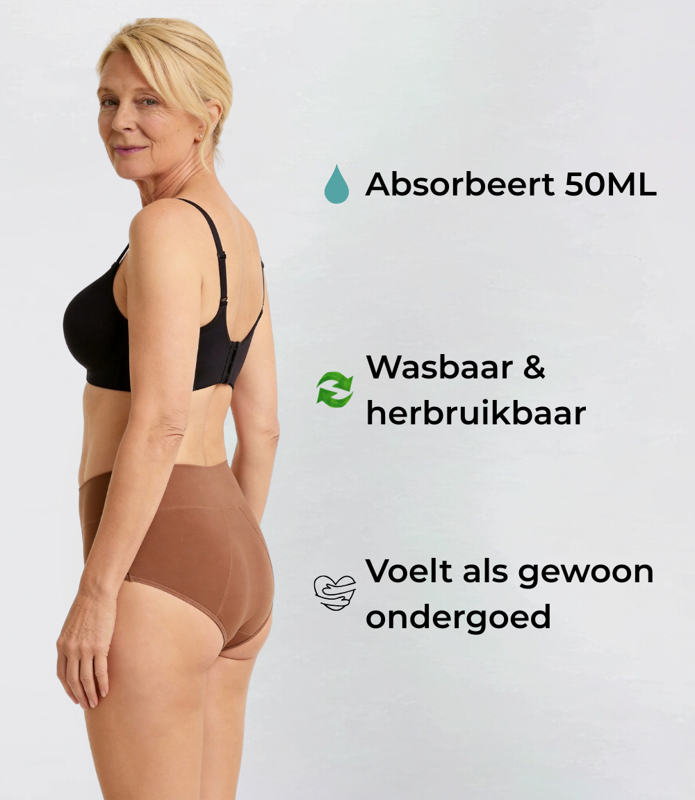 Hiphugger Incontinentie - 100% Lekvrij