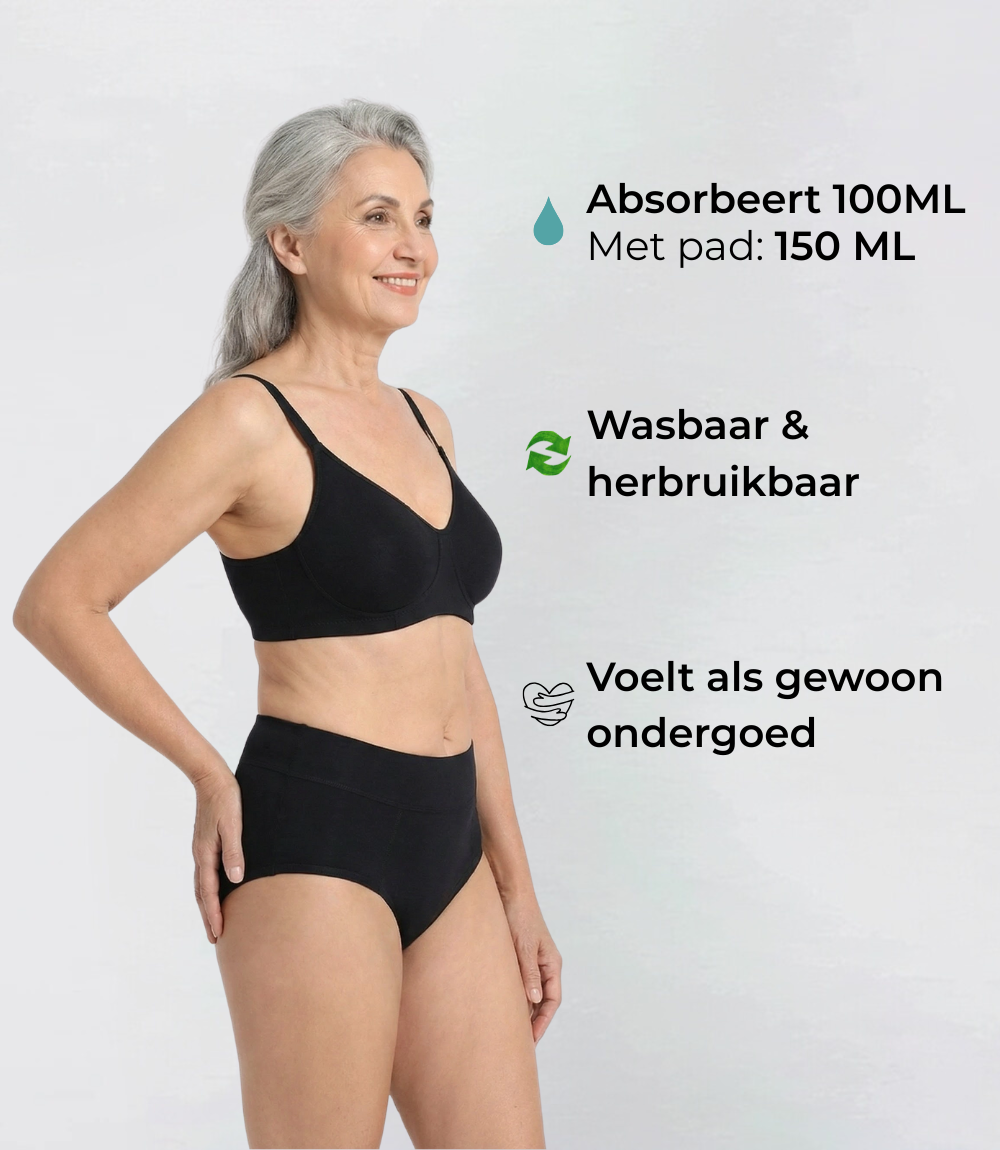 Comfort Slip - Zijdezacht - 100% Lekvrij